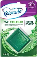 Таблетки для зливного бачка "Kolorado WC Colour" 1шт/уп (зелені)