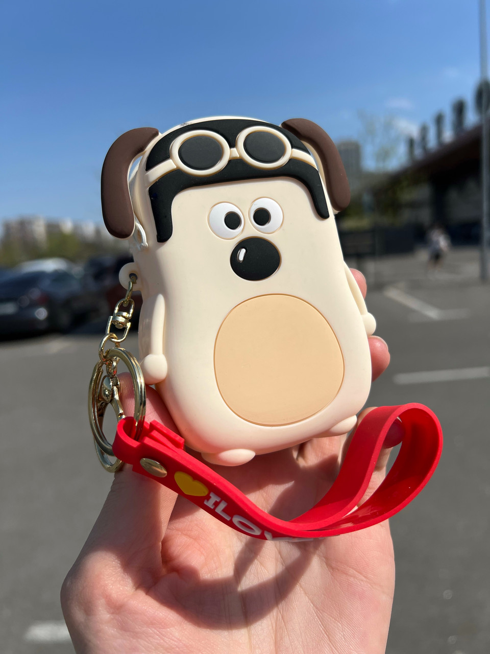 Сумка гаманець Alitek силіконова з ремінцем на руку Собака, фото 1