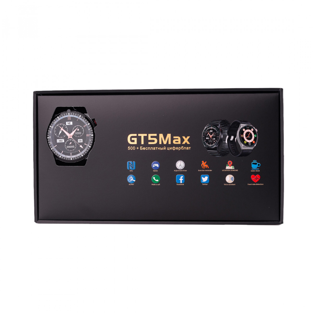 Смарт часы мужские водонепроницаемые SmartX GT5 Max / звонки GPS (Android и iOS) Серый - фото 5 - id-p2179794411