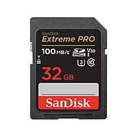 SanDisk SDHC 32 ГБ Extreme Pro UHS-I U3 V30 100/90 МБ/с (SDSDXXO-032G-GN4IN)