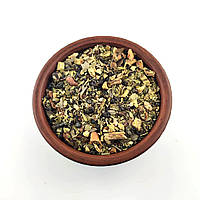 Чай Енергетичний зелений Power Tea 100 г / Крупнолистовий класичний чай / Зелений тонізуючий чай