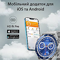 Смарт часы SmartX X5Max мужские / звонки (Android, iOS) +2 ремешка Серый