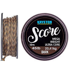 Ледкор Kryston Score Heavyweight Leadcore 35 lb 10 м camou