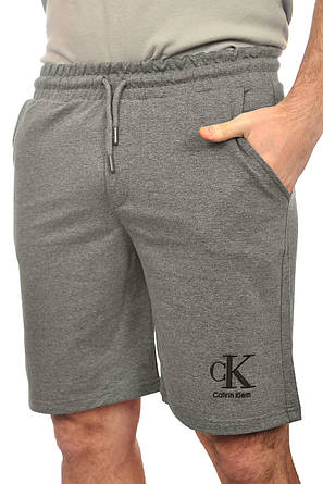 Шорти чоловічі трикотаж Calvin Klein 24-1011 темно-сірі, фото 1
