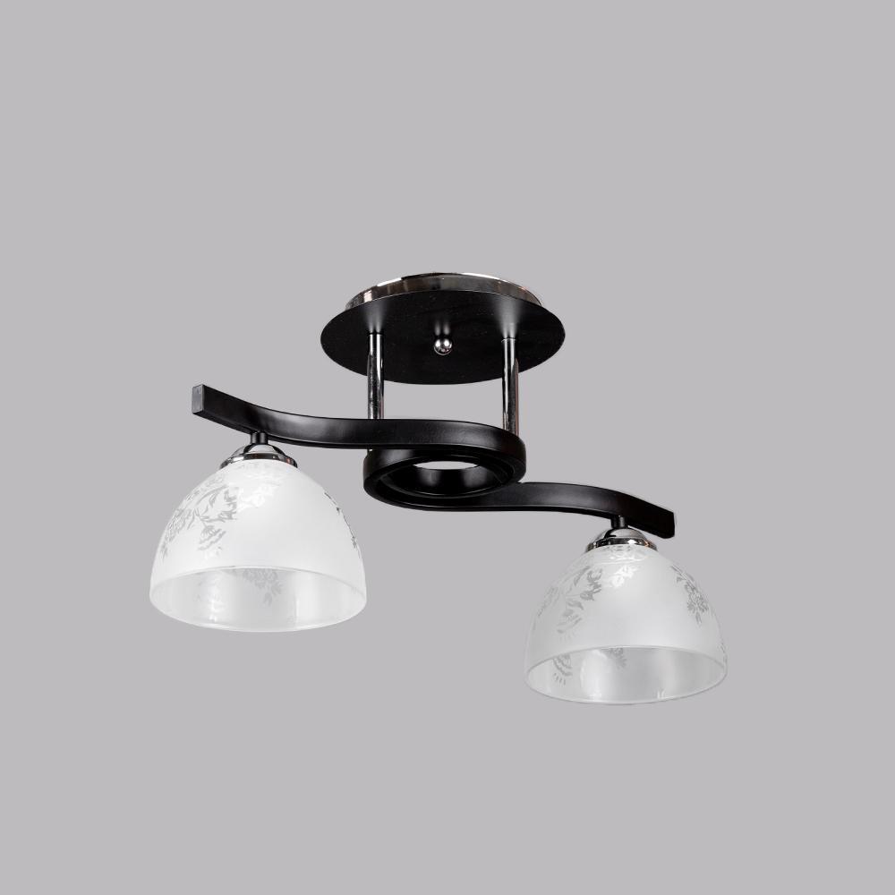 Люстра стельова на два плафони