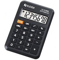Калькулятор кишеньковий 8-розрядний Eleven LC-210 NR (чорний)