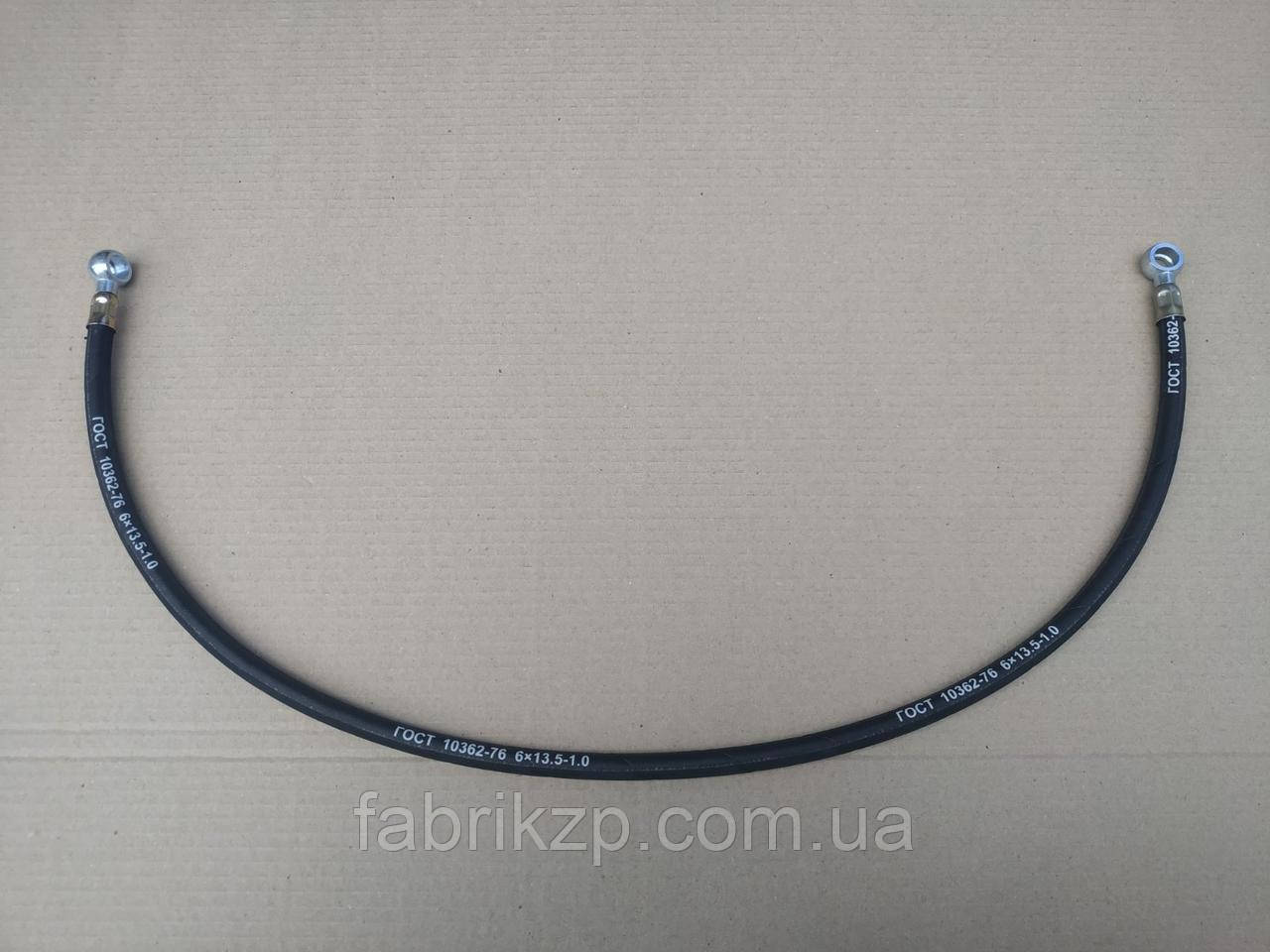 Паливопровід ф14 штуцера L=0,35 (МБС корд чорна), фото 1