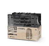 Компостер садовий 1050 л Prosperplast Compogreen Vario IKEV1050C-S411 чорний, фото 4