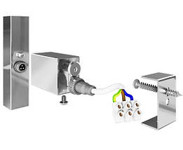 Комплект прихованого підключення рушникосушок для квадратного стояка Mario 30х40