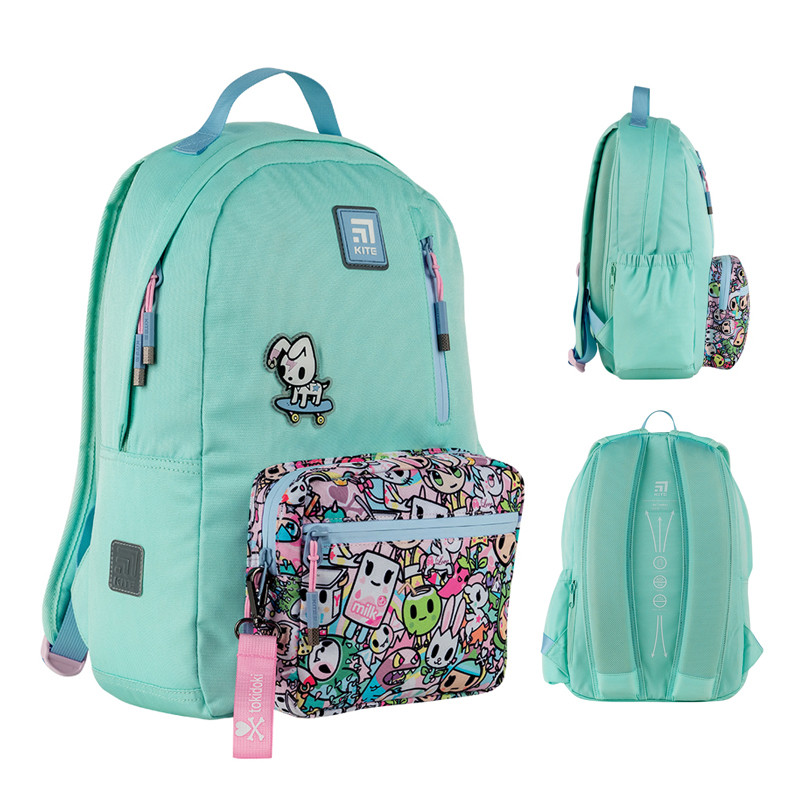 Рюкзак для міста Kite teens tokidoki TK24-949M 41x28x11 см м'ятний