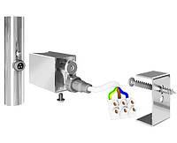 Комплект скрытого подключения полотенцесушителей для круглого стояка Mario 30х40