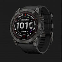 Смарт-годинник Garmin Fenix 7X Sapphire Solar Carbon Gray