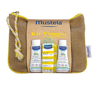 Mustela крем SPF50+ 40 мл+ набір гель 2 в 1 100 мл + молочко 100 мл