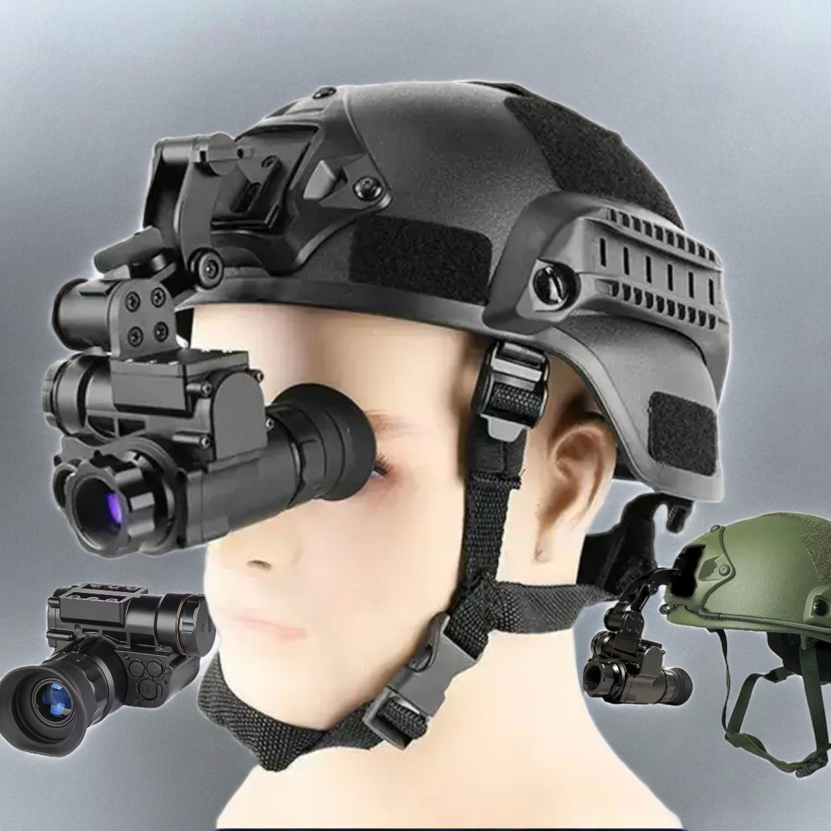 Прилад нічного бачення Wildgames NVG 10, ПНВ з кріпленням на шолом + WI-FI - фото 1 - id-p2179809868