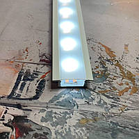 Профиль для светодиодной ленты Adel-White LED 21*7,2 белый 1,0 м