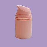 Вакуумний флакон 50 мл рожевий (тара для косметики), фото 2