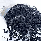 Наповнювач паперовий Зігзаг чорний для коробок і пакетів, фото 2