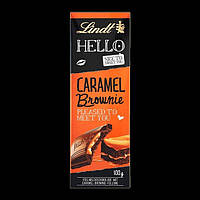 LINDT Caramel Brownie 100g. (молочний шоколад з начинкою солоної карамелі та брауні)