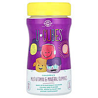 Solgar U-Cubes Childrens Multivitamin & Mineral 60 жувальних цукерок SOL-52550 PS