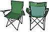 Стілець туристичний складаний із підсклянником + Чохол, Зелений, фото 3