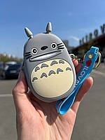 Сумка кошелек Alitek силиконовая с ремешком на руку Тоторо Totoro серый