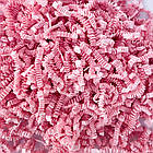 Наповнювач паперовий Зігзаг ніжно-рожевий для коробок і пакетів, фото 3