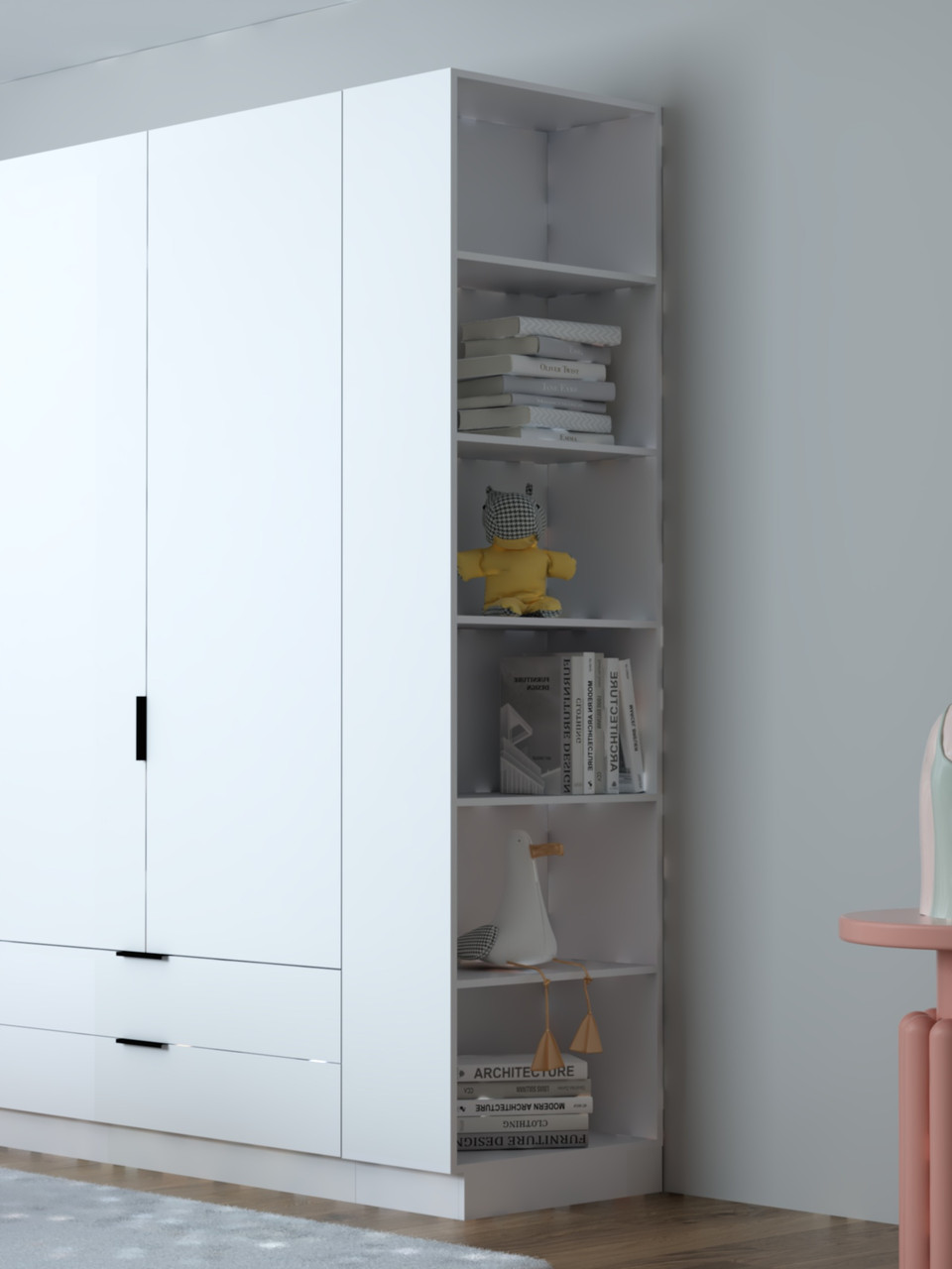 Пенал без фасаду (50х30х210) ViAnt, фото 1