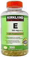 Витамины Kirkland Signature Vitamin E 180 mg 500 капсул витамин Е токоферол