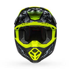 Шолом для мотокросу Bell Moto-9 MIPS Venom Matte Black Camo/Hi-Viz Yellow Large (58-59см)