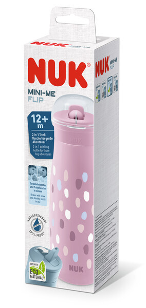 Поїльник Mini-Me FLIP, бузковий, 450мл NUK  12+