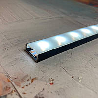 Профіль для світлодіодної стрічки Lumi-Black LED 14,6*5,9 чорний 1,0 м