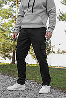 Мужские штаны карго с фиксирующей резинкой, весенние брюки на резинке цвета ассортименте