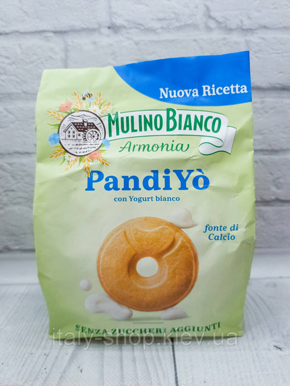 Печиво Barilla Mulino Bianco PandiYo з йогуртом, без цукру 270 г, Італія