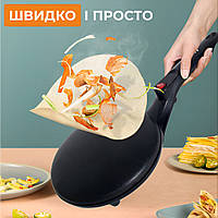 Блинница электрическая 20 см 650 Вт сковорода для блинов антипригарная погружная Sokany SK-5208
