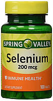 Селен Spring Valley Selenium 200 mcg 100 таблеток селениум