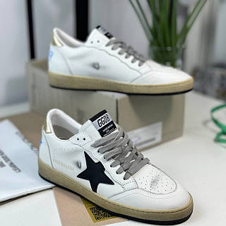 Gray golden goose sneakers deals