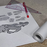 Калька для викрійки в рулоні ОФОРТ КТ8440Р ширина 84 см довжина 40 м щільність 52 г/м2 (6789)