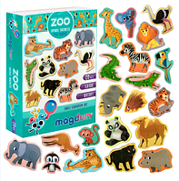 Магнітна гра набір магнітів тварини зоопарку ML4031-05 EN "Zoo", 20 магнітів, "Magdum"