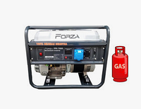 Генератор ГАЗ/бензиновый Forza FPG7000 5.0/5.5 кВт с ручным запуском Не медли покупай!
