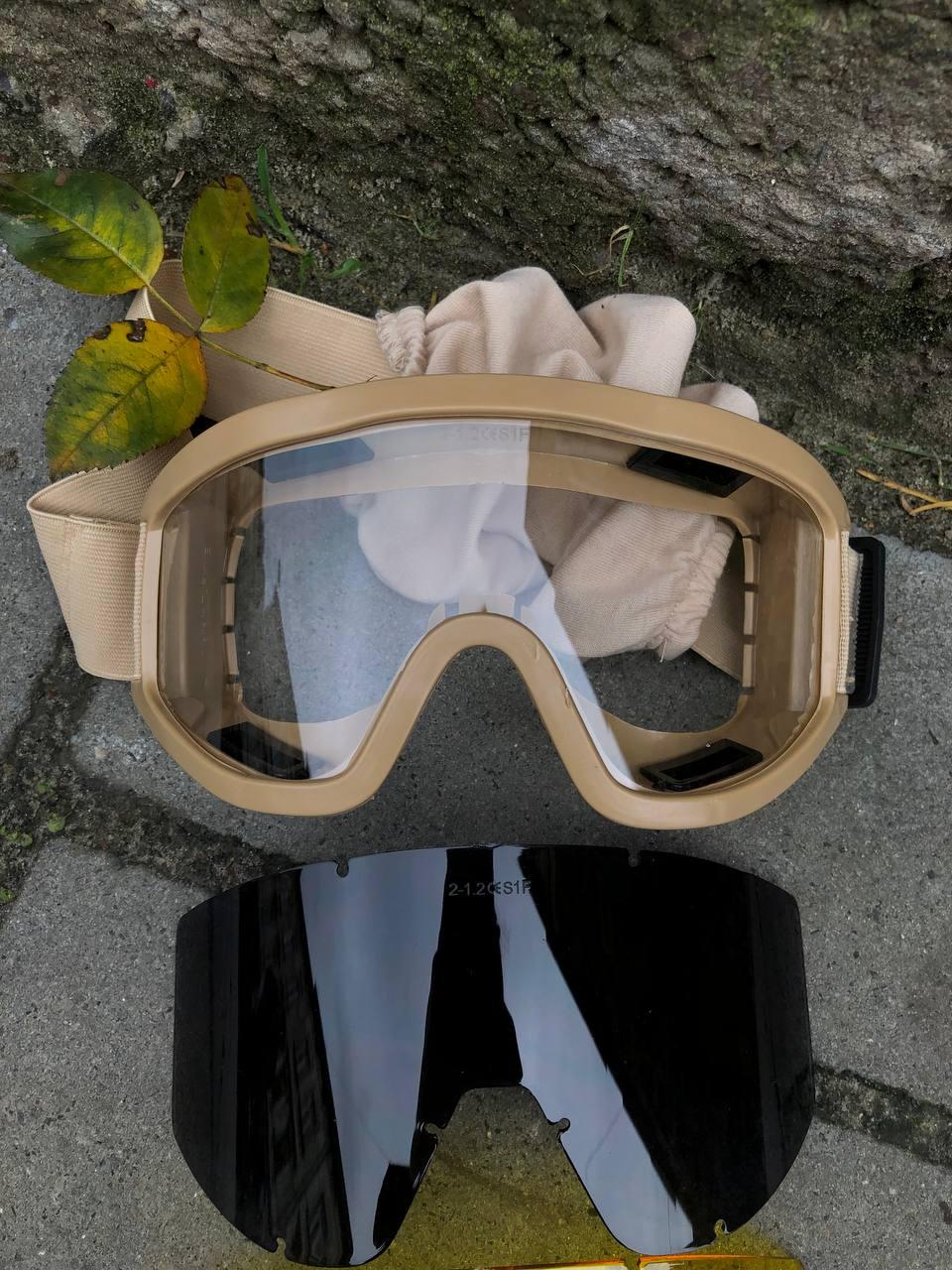 Очки тактические/защитная маска/очки для зсу - фото 4 - id-p2179842798