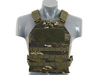 Простой Plate Carrier с аналогам баллистических вставок - Multicam Tropic, 8FIELDS, для страйкбола TS