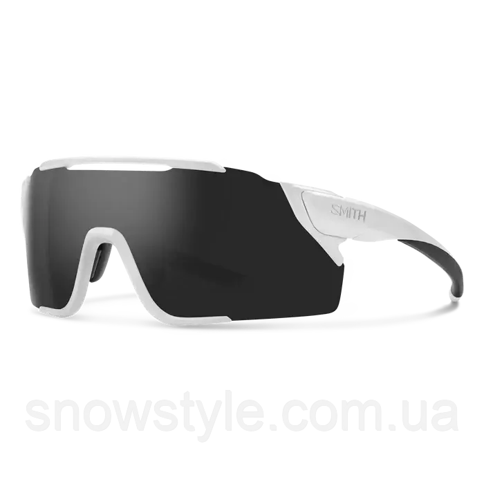 Окуляри сонцезахисні Smith Attack MAG MTB Matte White 2 лінзи ChromaPop Black / ChromaPop Low Light Amber