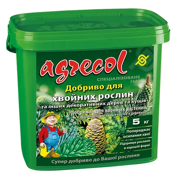 Агрікол 14-14-21 для хвойних 5 кг AGRECOL