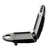 Гриль електричний міні 21.6*12.6см KM-6715, фото 4