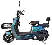 Электрический велосипед скутер Corso Exellent 15588 мотор 500 W, аккумулятор 60V20AH, амортизатор, бирюзовый