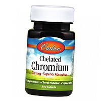 Хром Хелат Chelated Chromium Carlson Labs 100таб (36353052)