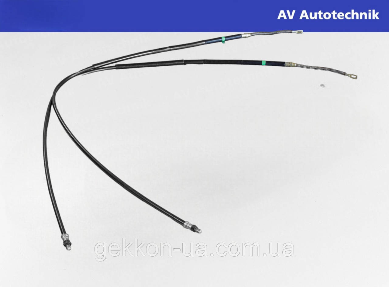 Трос ручного гальма ВАЗ 2110 (компл. 2шт.) [AV-Autotechnik], TPRT20637 (2110-3508180)