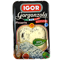 Сир горгонзола пікантна Ігор Igor piccante 200g 10шт/ящ (Код: 00-00004319)