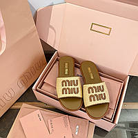 Шлёпанцы Miu Miu (доставка 14-18 дней)