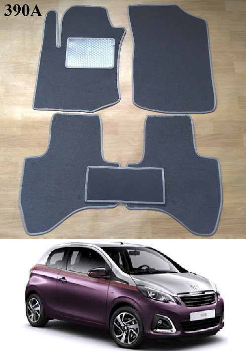 Ворсові килимки на Peugeot 108 '14-